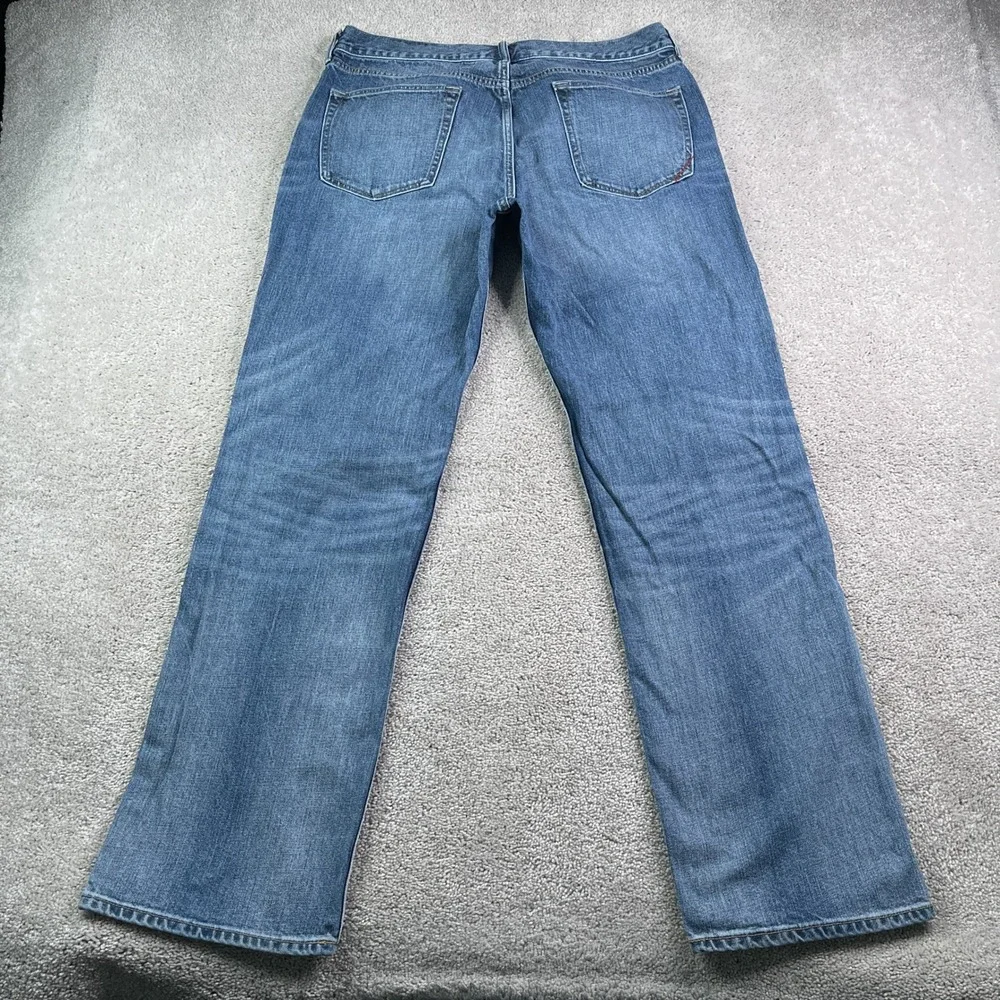 Banana Republic Jeans Mens 36x34 Blue Straight Leg Cotton Denim Casual Pants